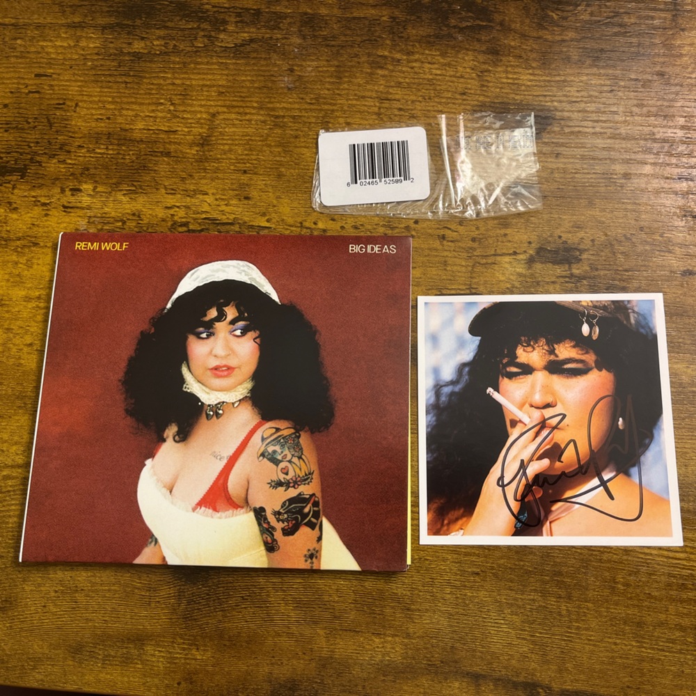 Remi Wolf - Big Ideas CD with Signed Art Card - Autographed SOLD OUT NEW